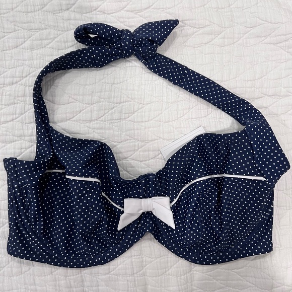 NWT Panache Britt Halter Bikini Top UK 36FF - Picture 2 of 4